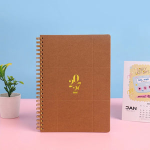 bukuqu Planner A5 Spiral Emboss Agenda 2027