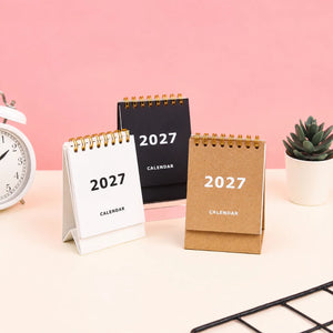 bukuqu Calendar Meja A7 2027 - Sablon Putih