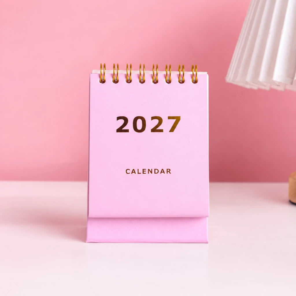 bukuqu A7 Calendar Meja 2027 - 4 warna