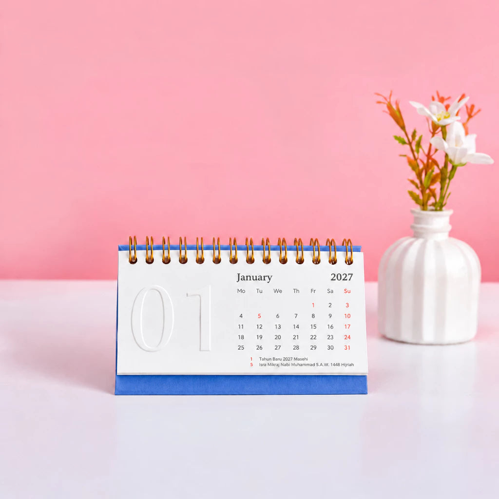 bukuqu Calendar Emboss Mini 2027