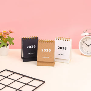 Calendar Meja A7 2026 - Sablon Putih