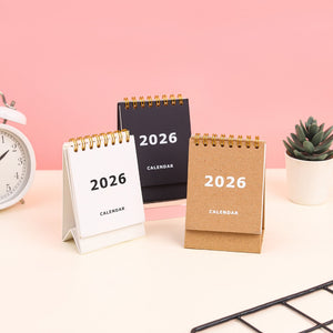 Calendar Meja A7 2026 - Sablon Putih