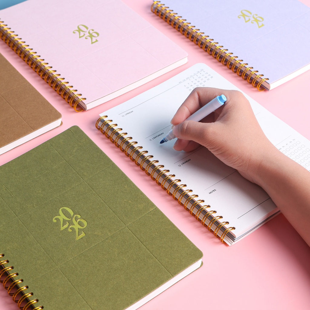 Planner 2026 Spiral A5 Emboss