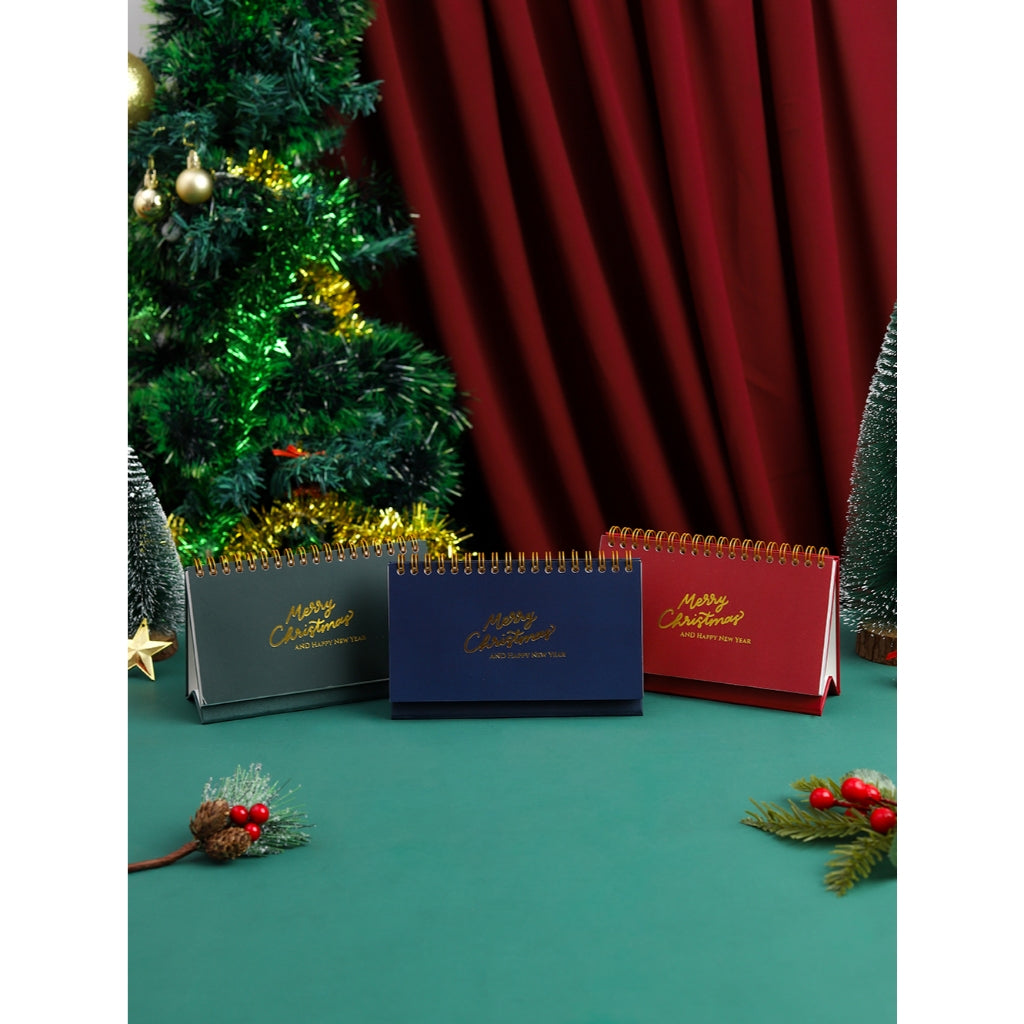 bukuqu Calendar Meja Christmas #Huruf 2026 - Kalender Meja Aesthetic