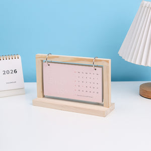 bukuqu Calendar Hanging Emboss 2026 - Kalender Meja Aesthetic