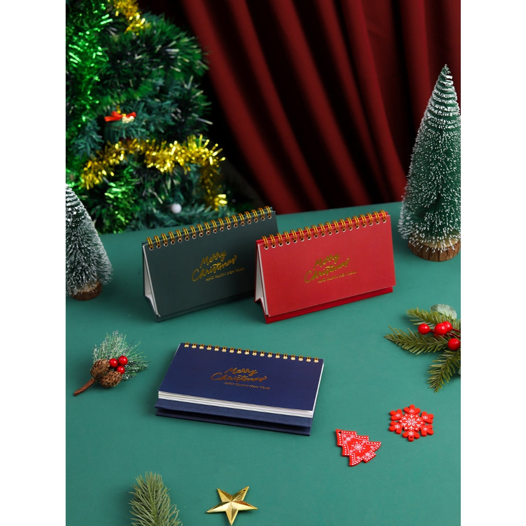 bukuqu Calendar Meja Christmas #Huruf 2026 - Kalender Meja Aesthetic