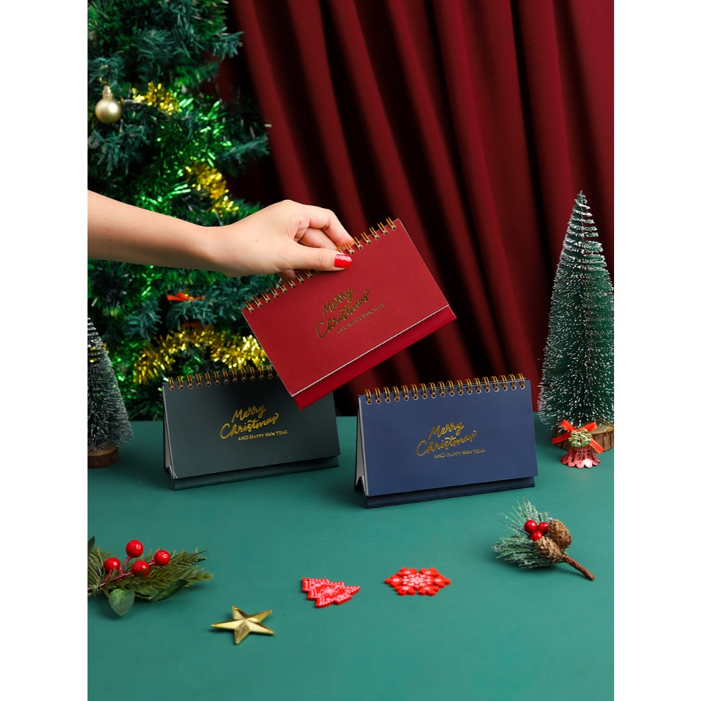 bukuqu Calendar Meja Christmas #Huruf 2026 - Kalender Meja Aesthetic