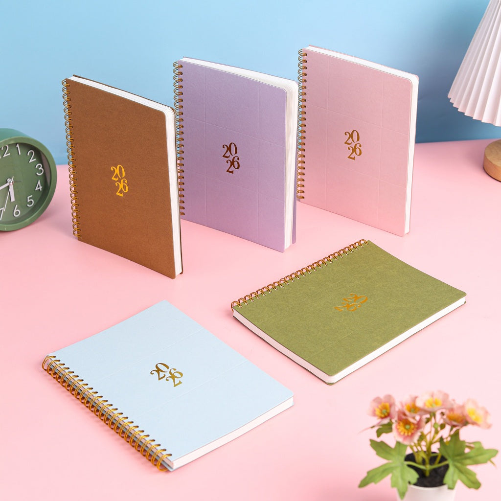 Planner 2026 Spiral A5 Emboss