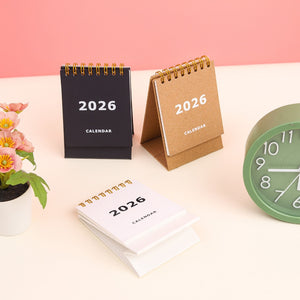 Calendar Meja A7 2026 - Sablon Putih