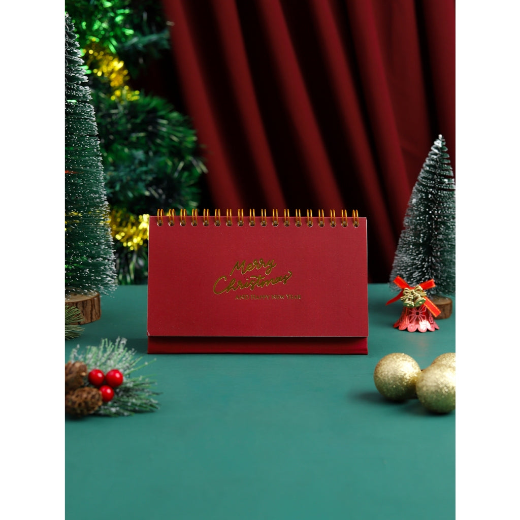 bukuqu Calendar Meja Christmas #Huruf 2026 - Kalender Meja Aesthetic