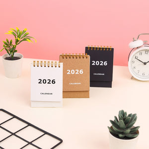 Calendar Meja A7 2026 - Sablon Putih