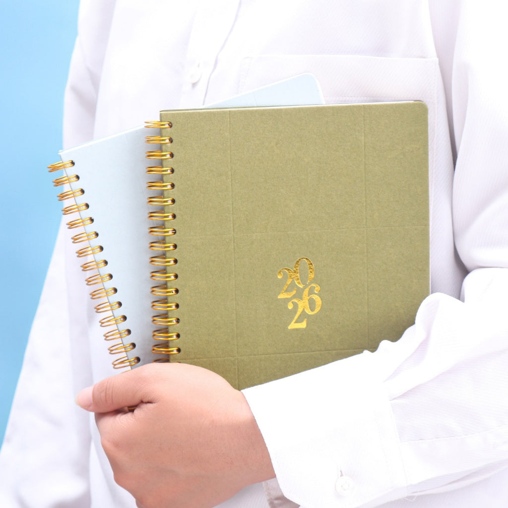 Planner 2026 Spiral A5 Emboss