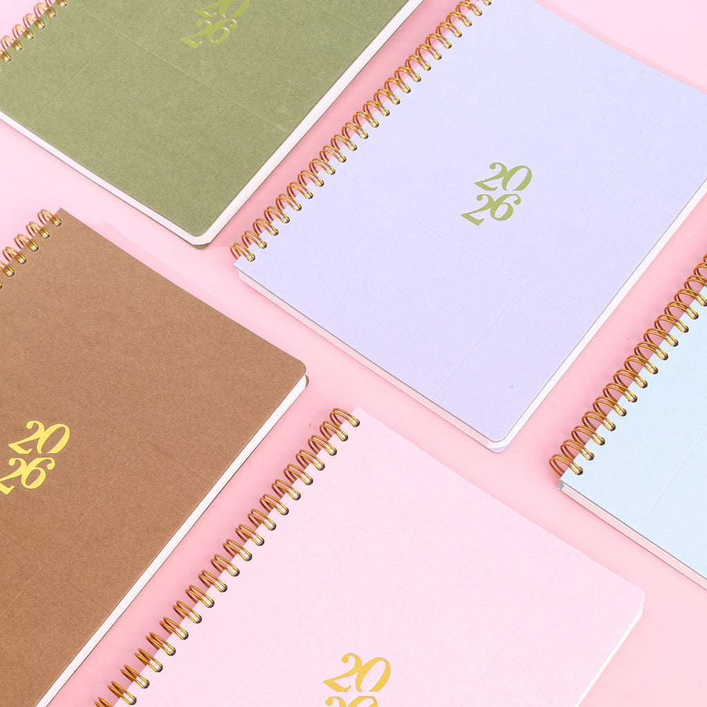 Planner 2026 Spiral A5 Emboss