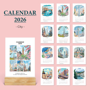 Calendar 2026 A6 #Dreams - Wooden