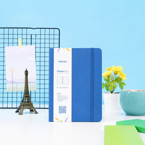 bukuqu B6 Classic Notebook Scuro Blue