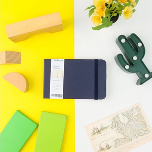 bukuqu A6 Landscape Classic Notebook Navy