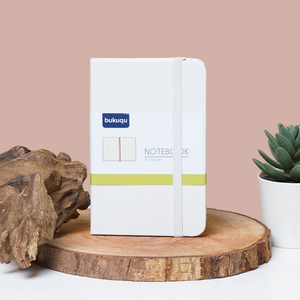 bukuqu A6 Classic Notebook White