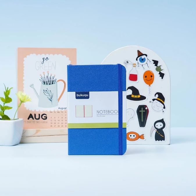 bukuqu A6 Classic Notebook Scuro Blue