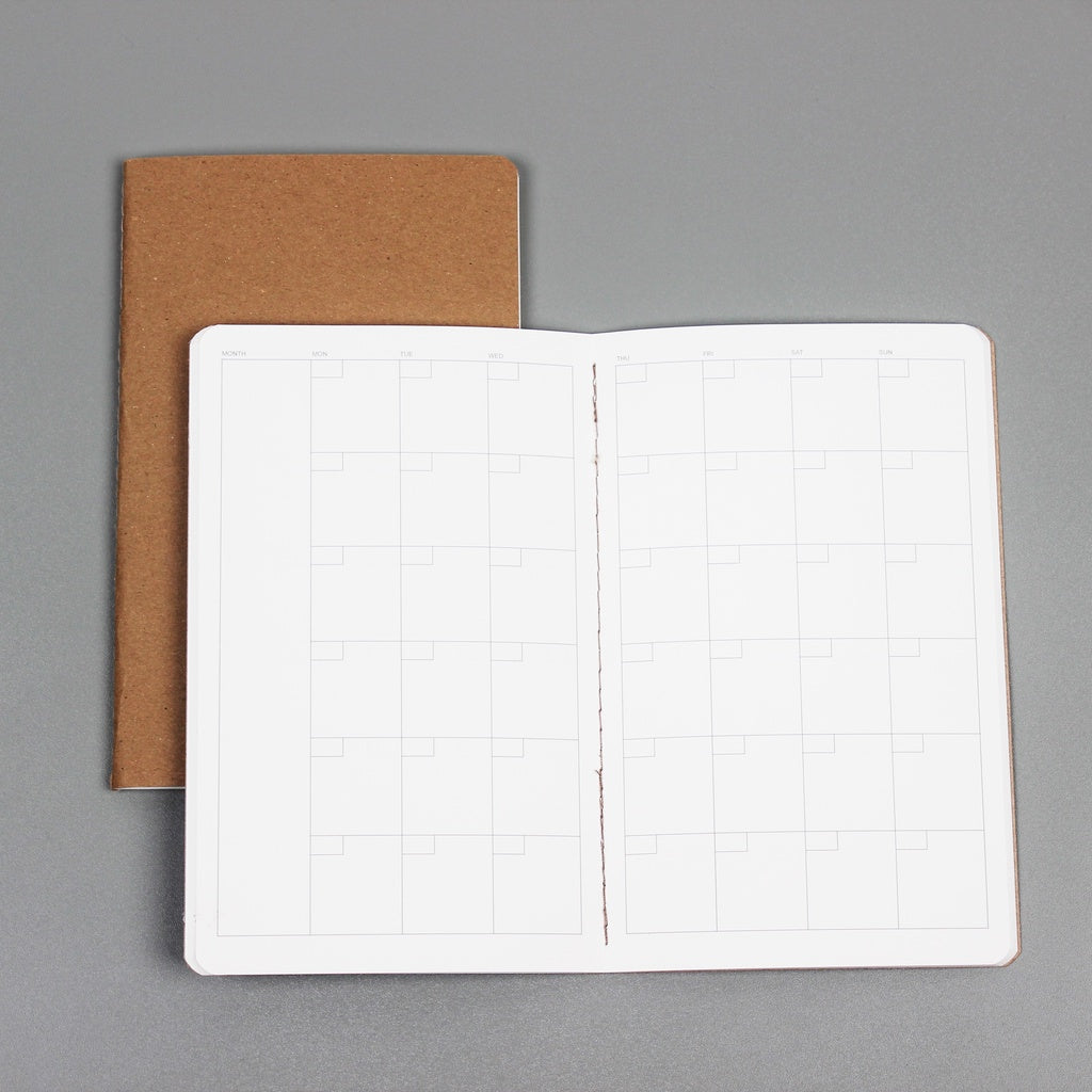 Monthly Journal - Planner Softcover by bukuqu