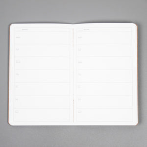Weekly Journal - Agenda - Planner Softcover by bukuqu