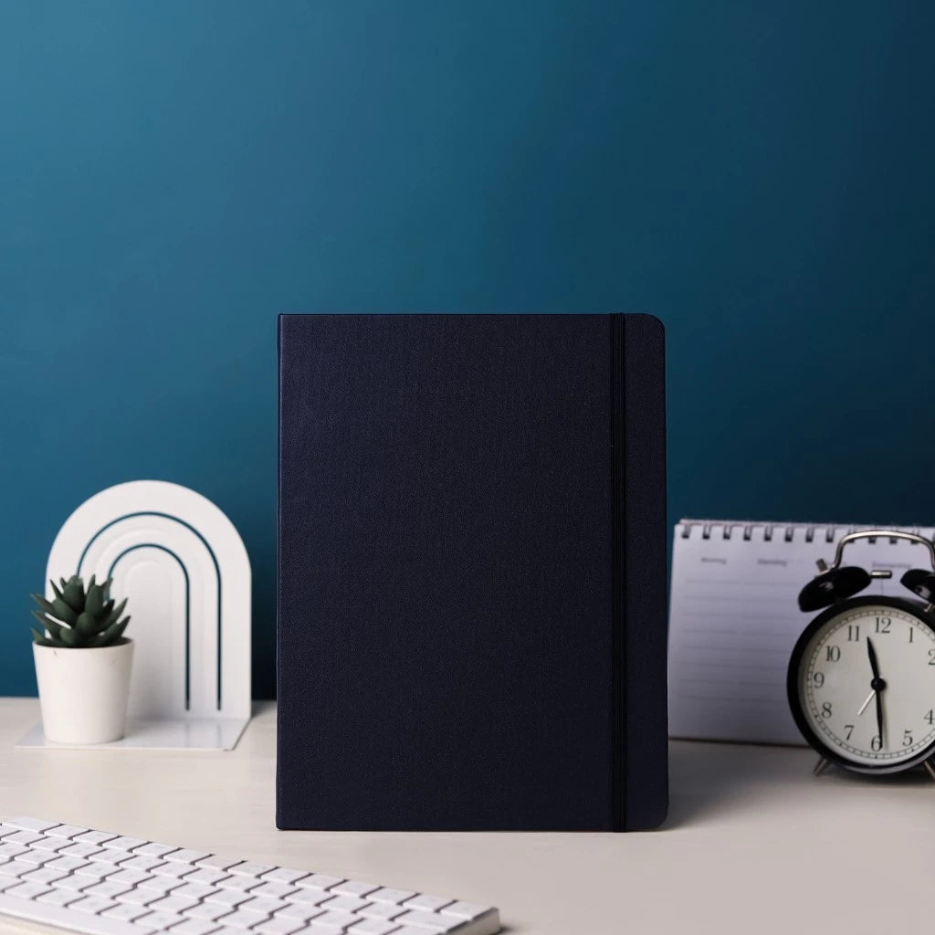bukuqu B5 Classic Notebook Navy