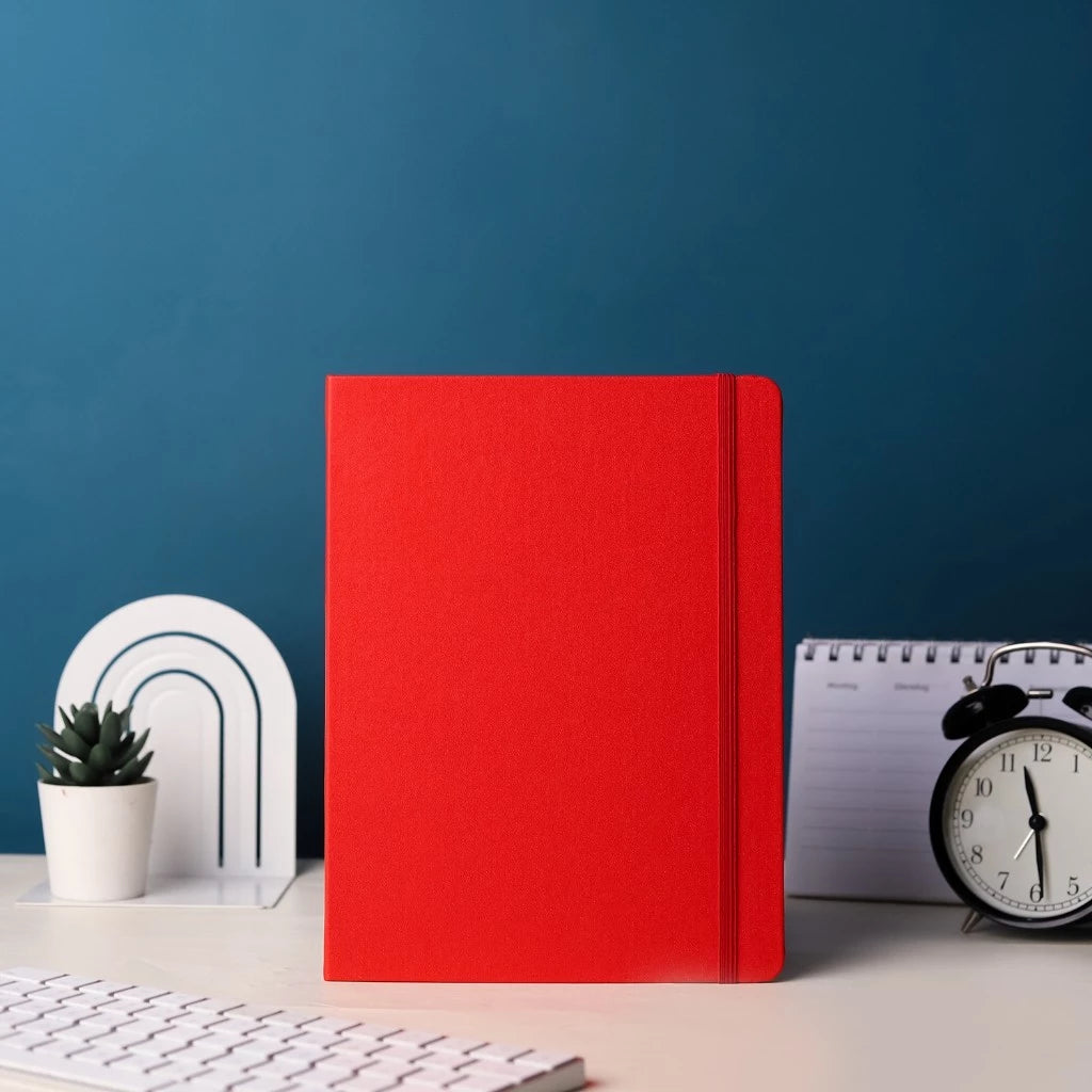 bukuqu B5 Classic Notebook Red