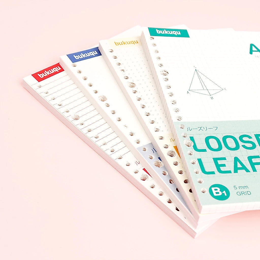 bukuqu A5 Loose Leaf Bookpaper