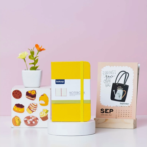 bukuqu A6 Classic Notebook Yellow