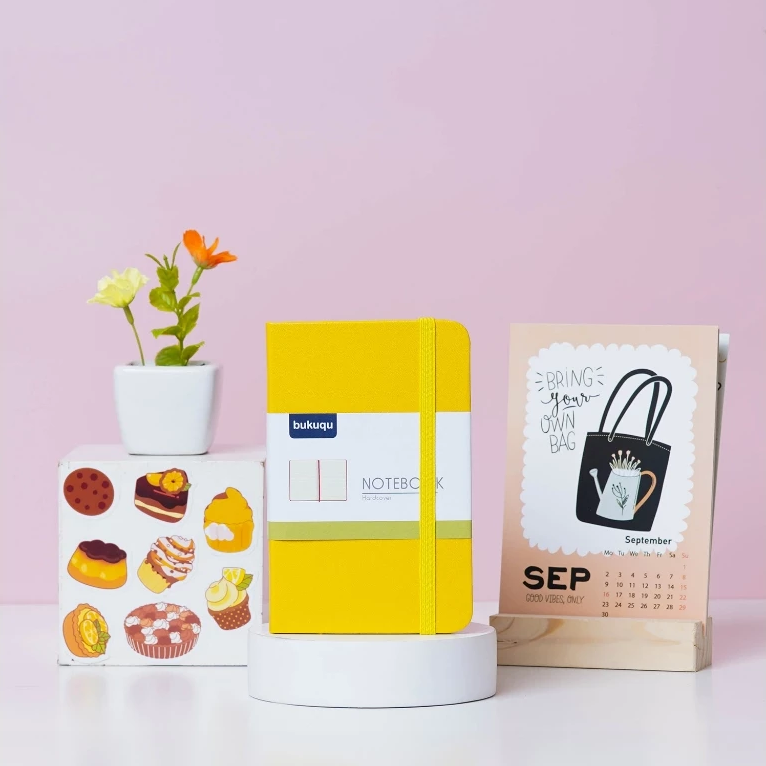 bukuqu A6 Classic Notebook Yellow