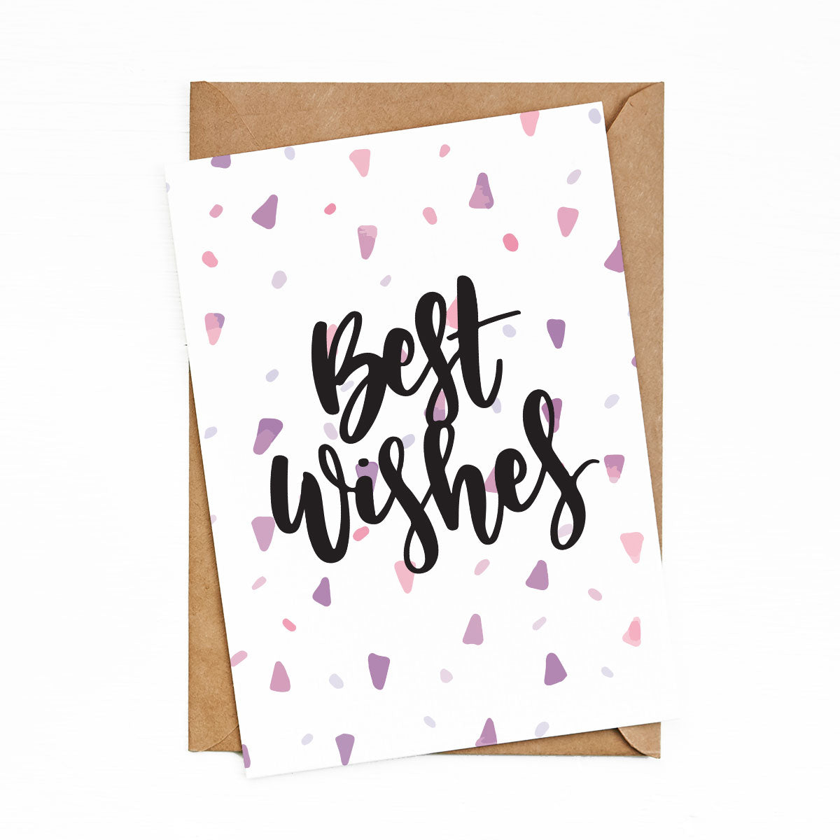Greeting Cards Best Wishes Biru by bukuqu