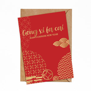 Greeting Cards Gong Xie Fa Cai by bukuqu