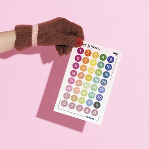 Stiker Deco Number Stickers by bukuqu