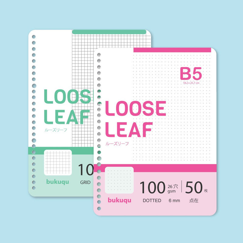 Loose Leaf B5 100 gsm Rounded by bukuqu