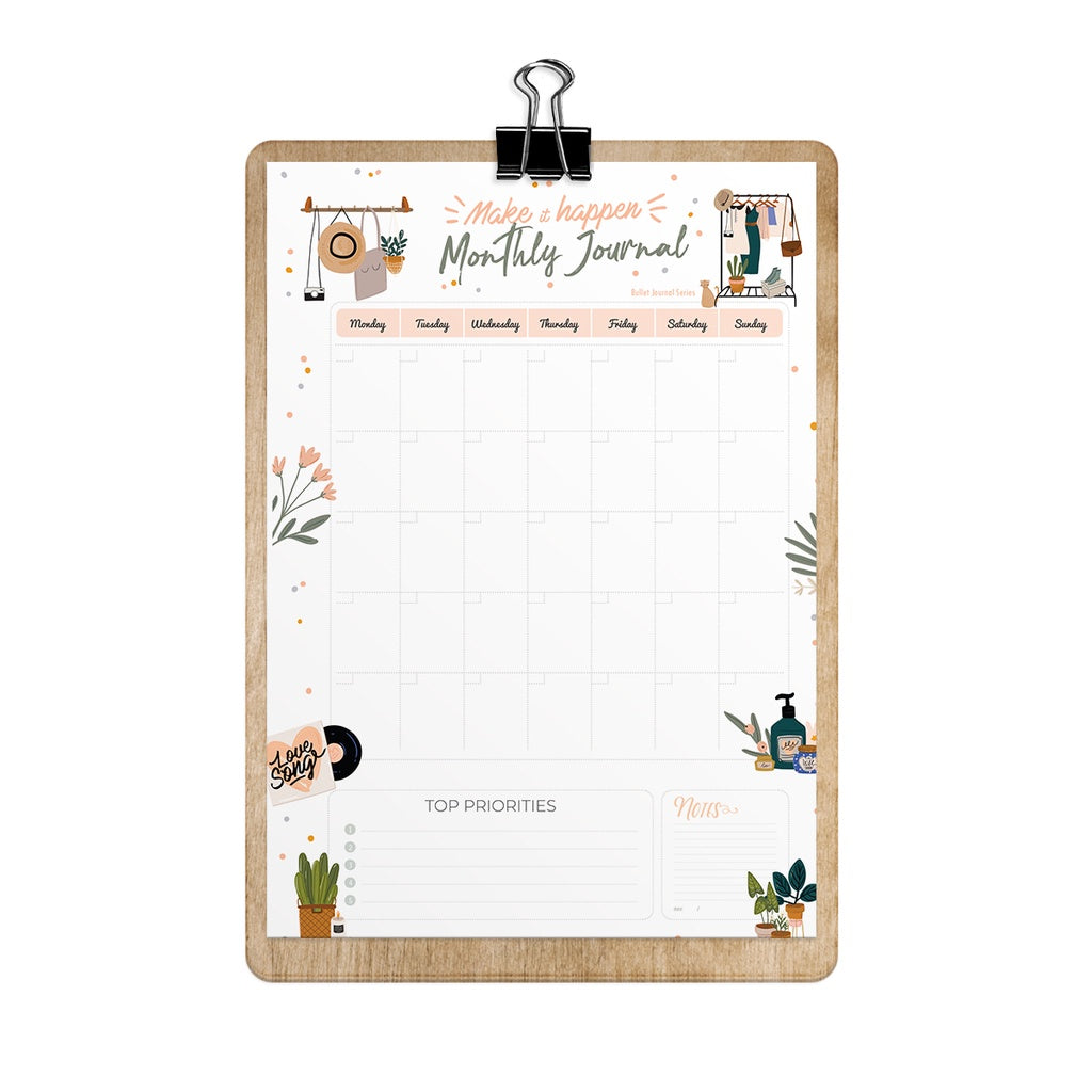 Loose Leaf A5 Monthly Journal 2022 by bukuqu