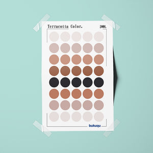 Stiker Deco Terracotta Color by bukuqu