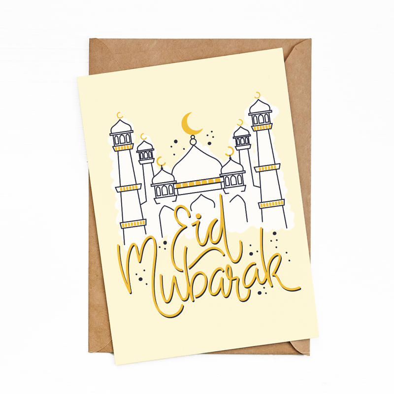 Greeting Cards IdulFitri Handwriting by bukuqu