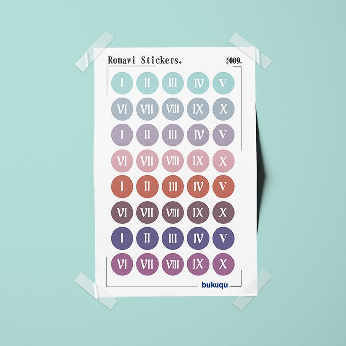 Stiker Deco Romawi Stickers by bukuqu