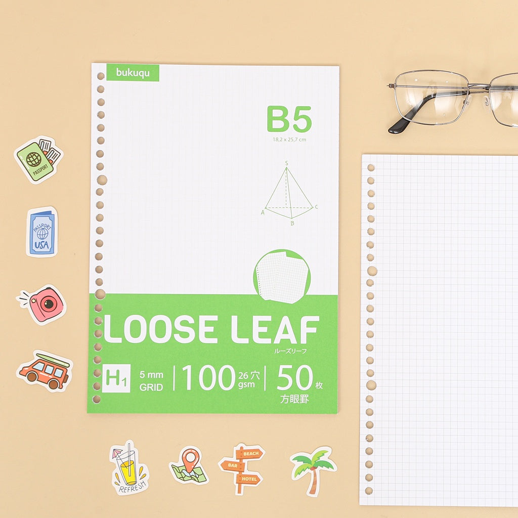Loose Leaf B5 HVS 100 gsm by bukuqu