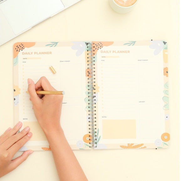 Bukuqu Notebook Spiral B5 - SM212 Daily Planner Task
