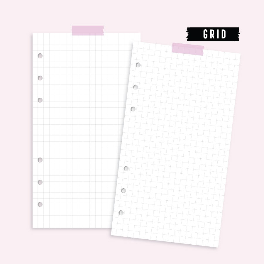 Loose Leaf A6 Personal Grid by bukuqu