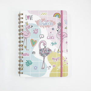 Notebook Spiral FLAMINGO by bukuqu