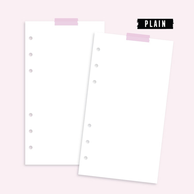Loose Leaf A6 Personal Plain by bukuqu