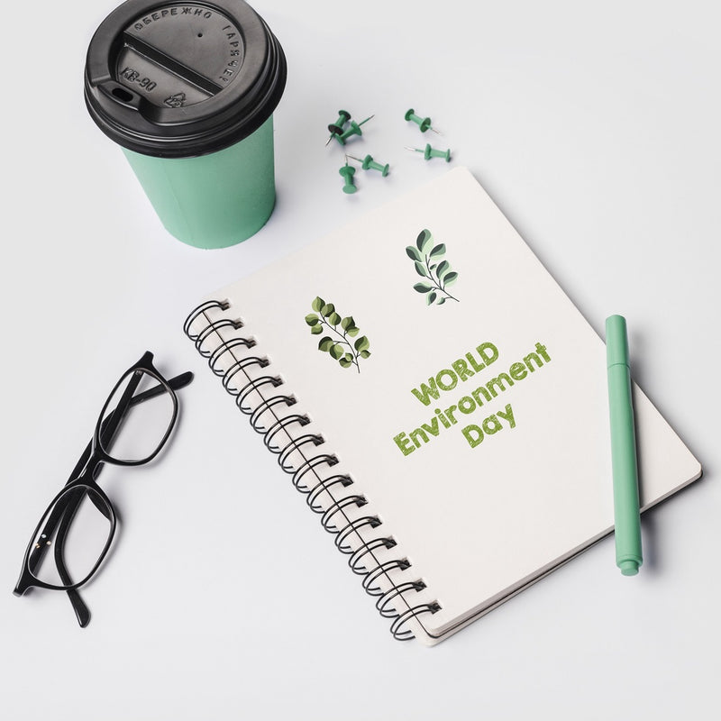 Stiker Journal Daun Hijau by bukuqu