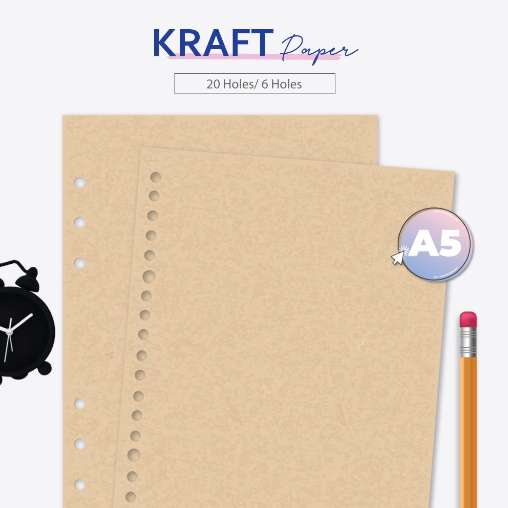 Loose Leaf A5 KRAFT by bukuqu