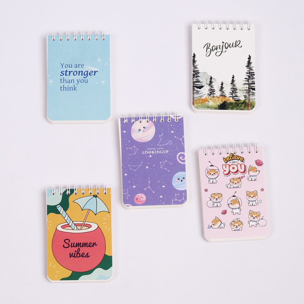 bukuqu A7 Mini Spiral Notebook