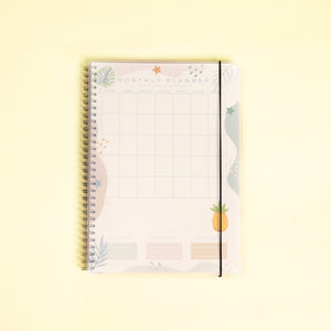 Bukuqu Notebook Spiral B5 - SM206 Monthly Planner Star
