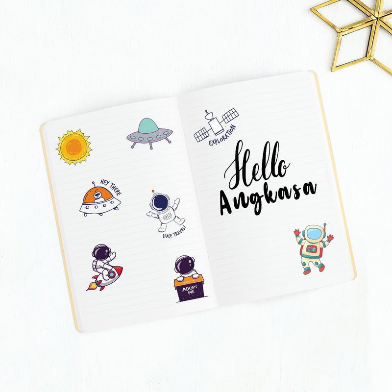 Stiker Journal Angkasa by bukuqu