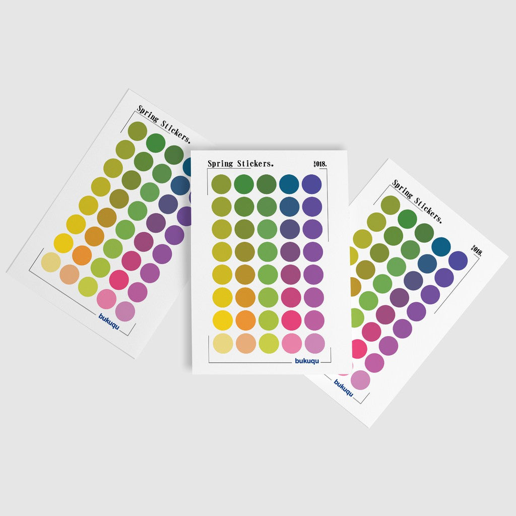 bukuqu Stiker Deco Spring