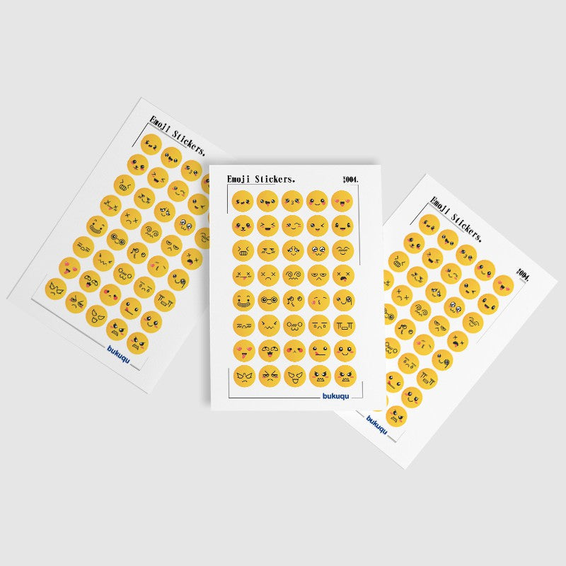 bukuqu Stiker Deco Emoji Stickers