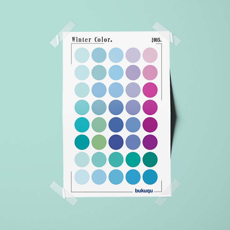 Stiker Deco Winter Color by bukuqu